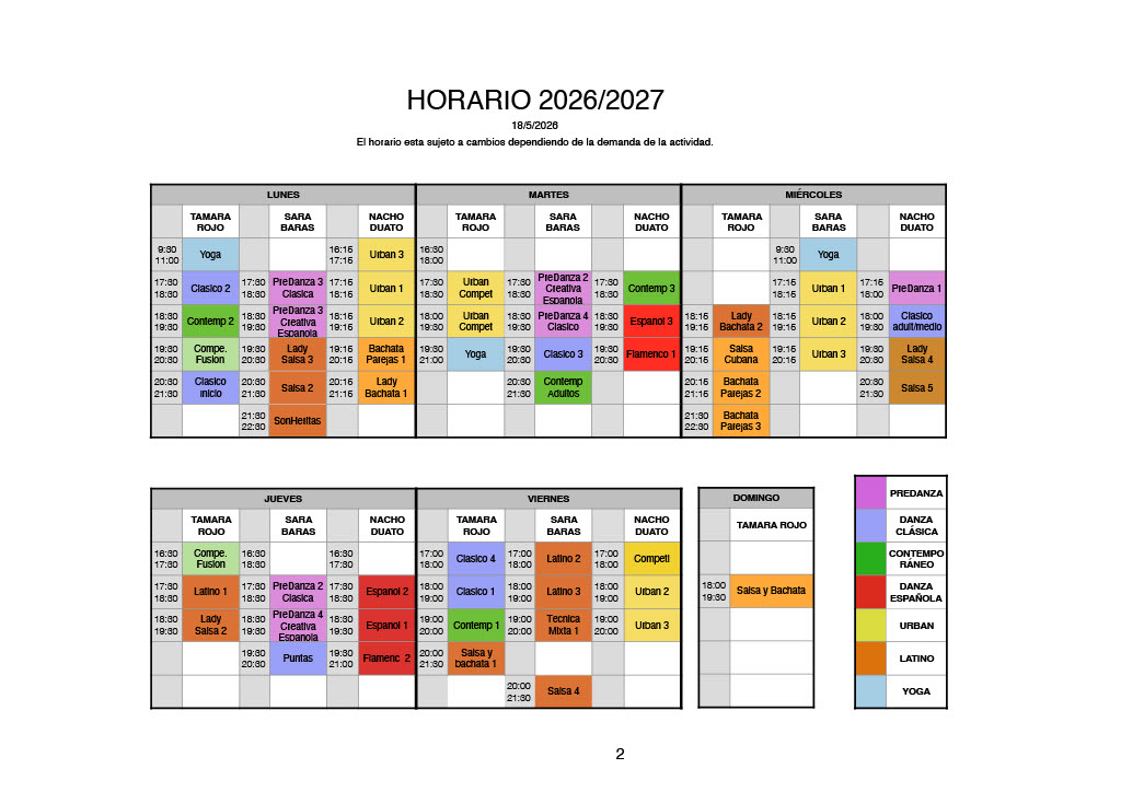 Cursos Regulares 2026/2027