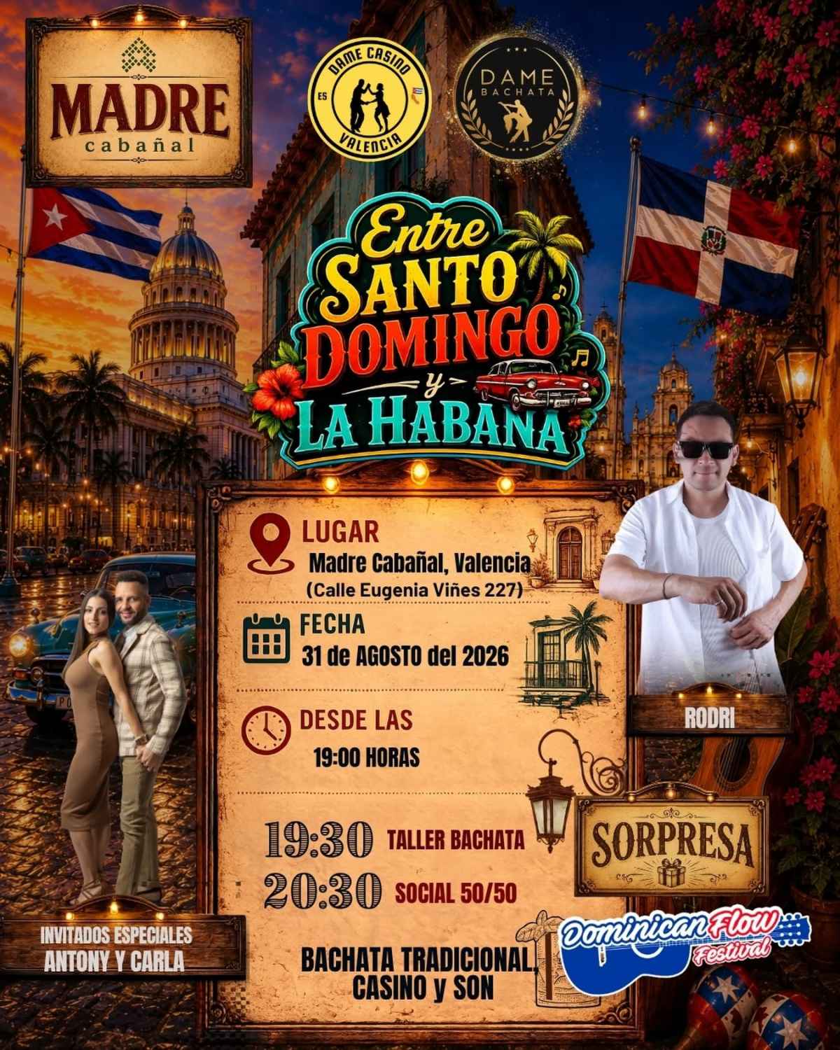 Entre Santo Domingo y la Habana