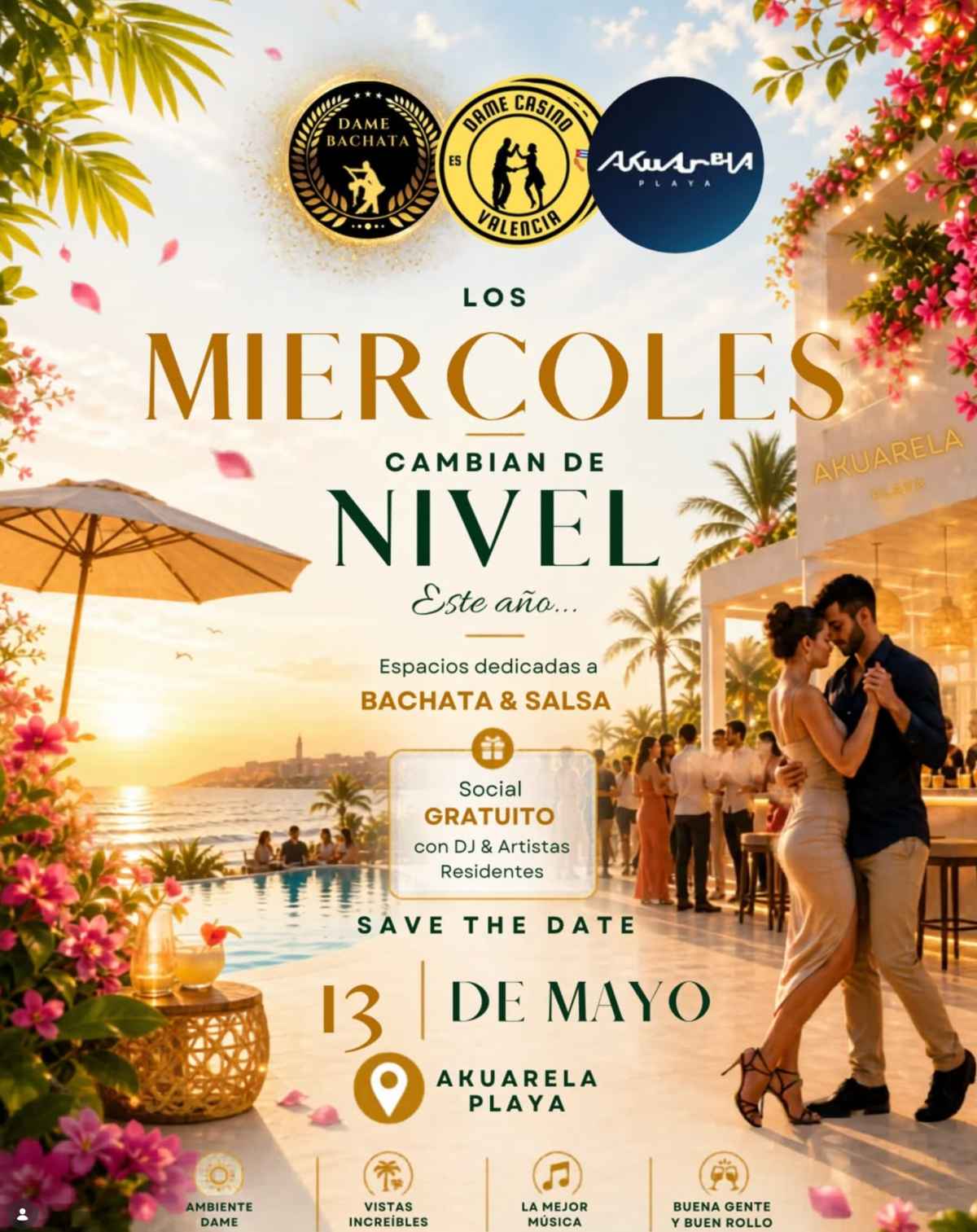 Save the date Dame Bachata