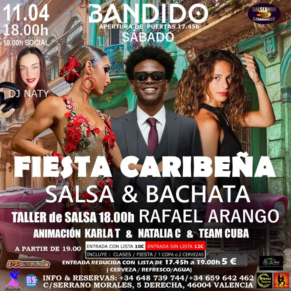 Fiesta caribeña Salsa&Bachata