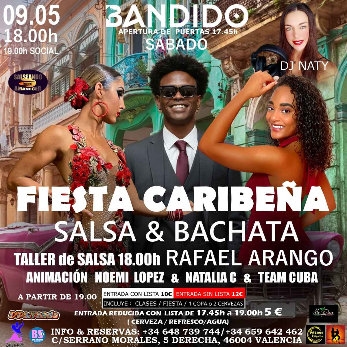 Fiesta caribeña Salsa&Bachata