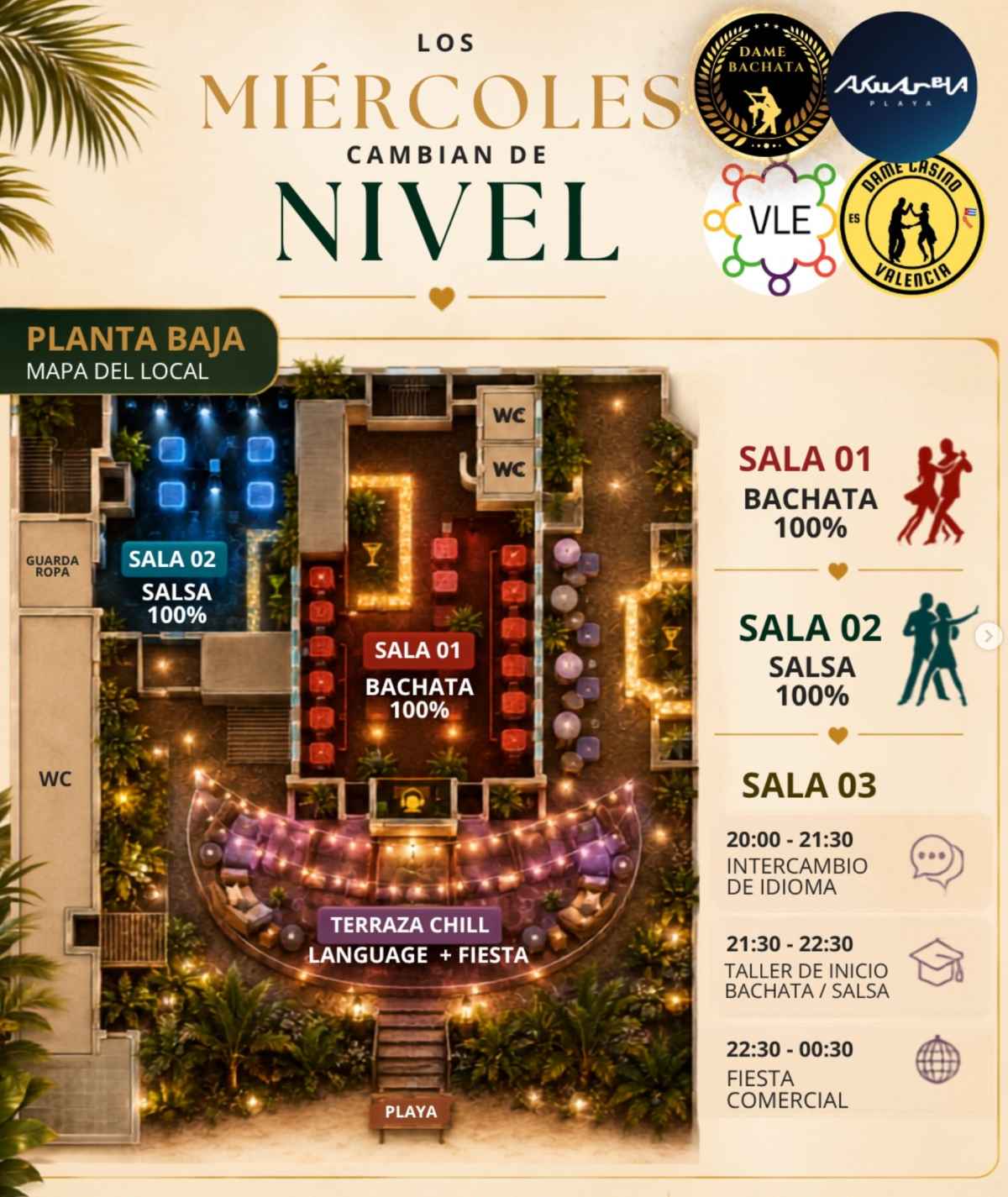 Save the date Dame Bachata