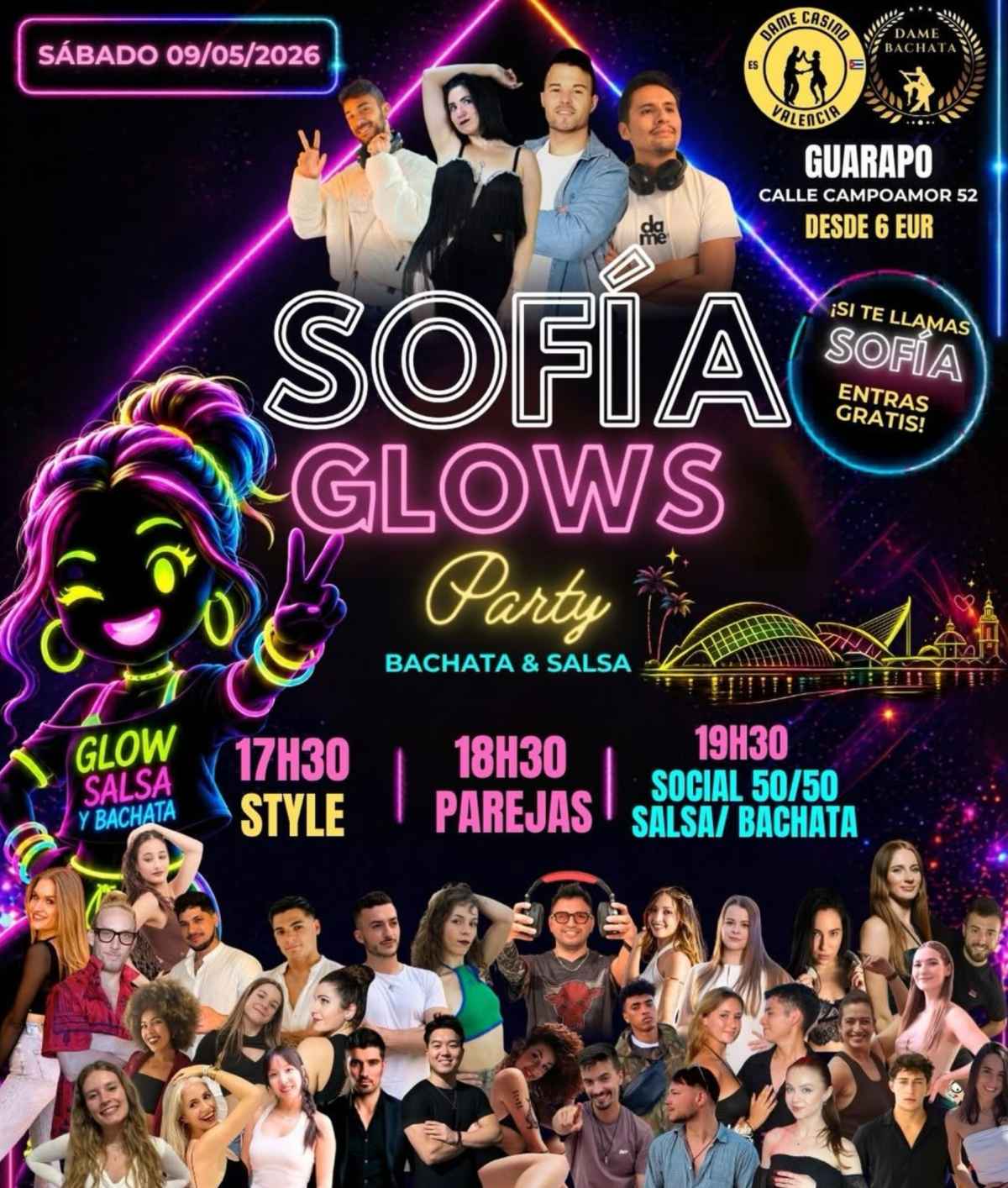 LOS SÁBADOS SON GLOW PARTY ✨