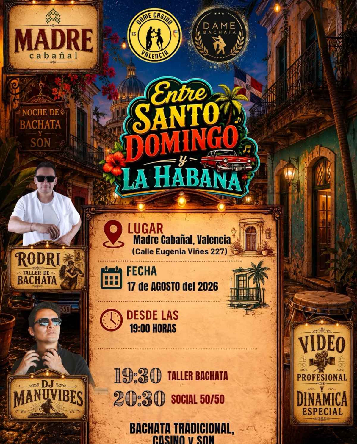 Entre Santo Domingo y la Habana